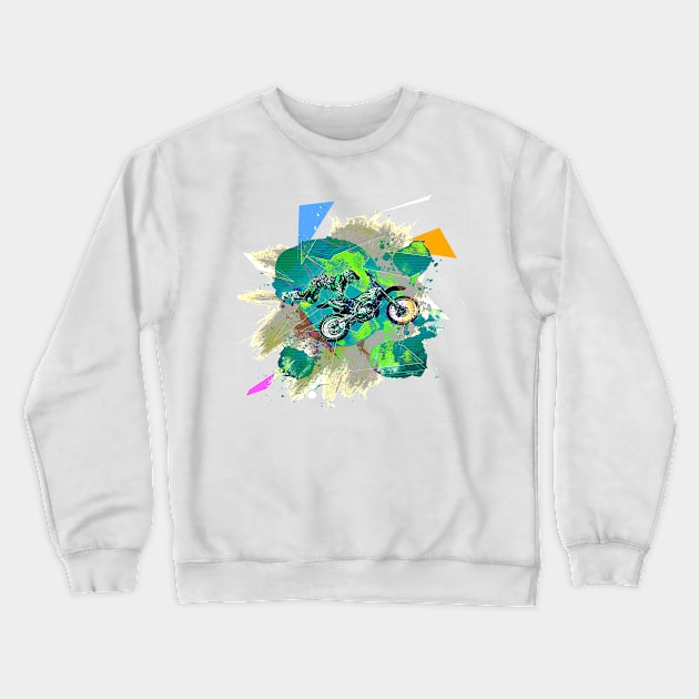 Abstract Art Crewneck Sweatshirt by Cartnine